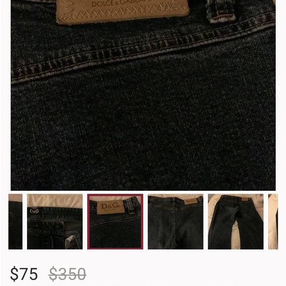 Authentic Dolce and Gabbana designer original jeans worn once. - Picture 3 of 6